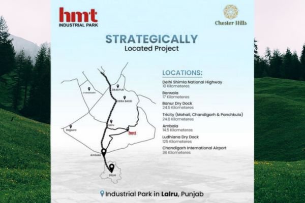 HMT Industrial Park Location Map